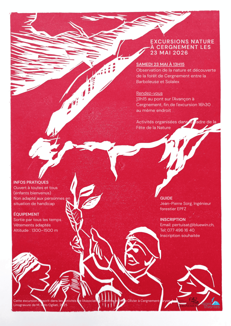 EXCURSIONS NATURE À CERGNEMENT LES 23 Mai 2026 Rouge-comp